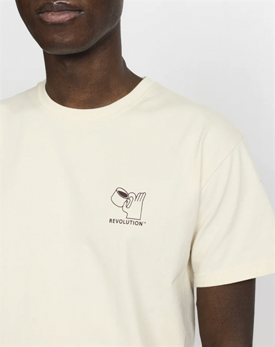 Revolution - Printed T-Shirt - Offwhite